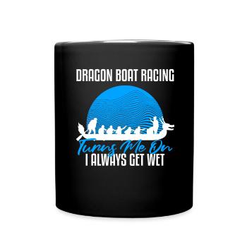 Dragon Boat Race Festival for Dragon Boat - Full Colour Mug - black - Front