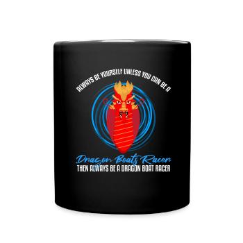 Dragon Boat Racing Design for Dragon Boating - Full Colour Mug - black - Front