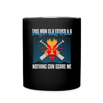 Thème Dragon Boat pour la pagaie en Dragon Boat - Mug uni - noir - Devant