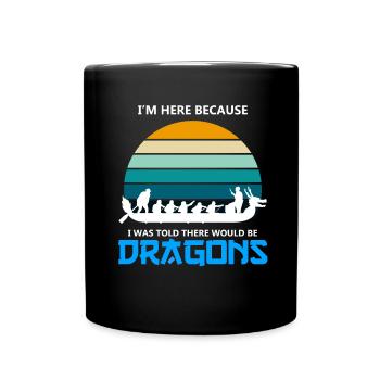 Dragon Boat Race Festival for Dragon Boat - Full Colour Mug - black - Front