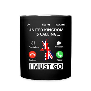Grande-Bretagne Flag Union Jack Flag Londres Royaume-Uni - Mug uni - noir - Devant