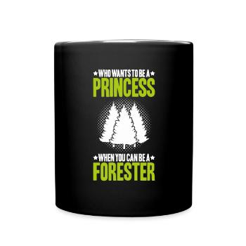 Forester Forestry Forester Forest workers Forest - Full Colour Mug - black - Front