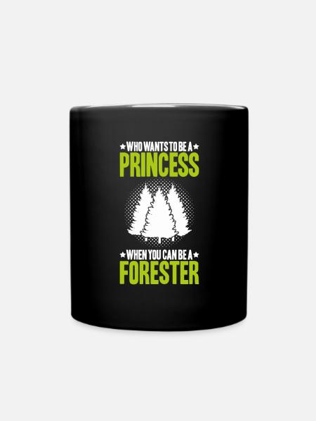 Forestier Forestier Forestier Travailleurs forestiers Forêt - Mug uni - noir