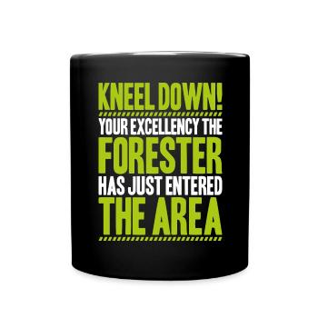 Forester Forestry Forester Forest workers Forest - Full Colour Mug - black - Front