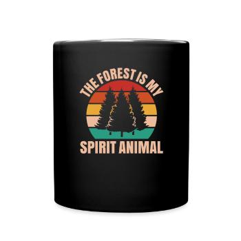 Forester Forestry Forester Forest workers Forest - Full Colour Mug - black - Front