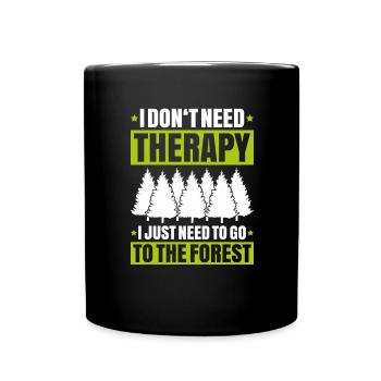Forester Forestry Forester Forest workers Forest - Full Colour Mug - black - Front