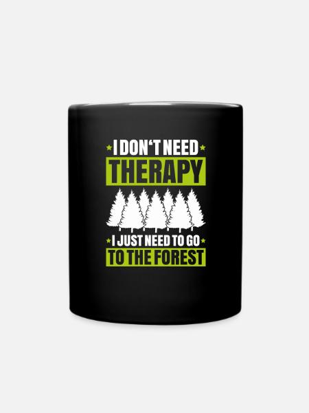 Forester Forestry Forester Forest workers Forest - Full Colour Mug - black