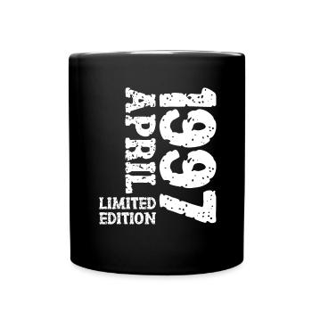 1997 avril édition limitée cadeau d’anniversaire - Mug uni - noir - Devant