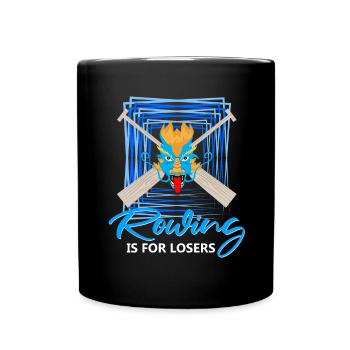 Chinese Boat Race for Dragon Boat Trainers - Full Colour Mug - black - Front