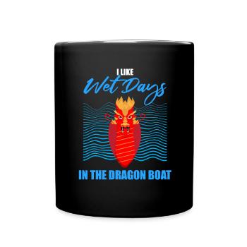 Course de bateaux chinois pour les entraîneurs de bateaux-dragons - Mug uni - noir - Devant