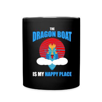 Conception de course de bateaux-dragons pour Dragon Boating - Mug uni - noir - Devant