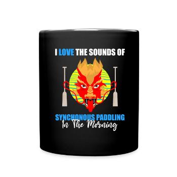 Dragon Boat Paddle pour le Festival de course de bateaux-dragons - Mug uni - noir - Devant