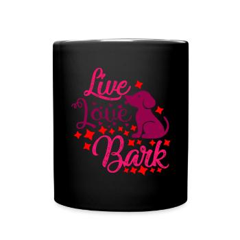 Aimez l’écorce vivante - Mug uni - noir - Devant