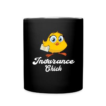 Funny Insurance Sales Representative - Full Colour Mug - black - Front