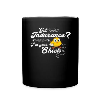 Funny Insurance Sales Representative - Full Colour Mug - black - Front