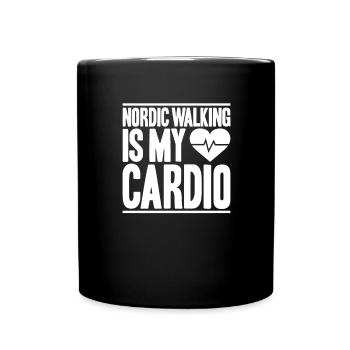 Marche nordique Marcheur nordique Walken nordique - Mug uni - noir - Devant