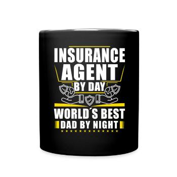 Funny Insurance Sales Representative - Full Colour Mug - black - Front