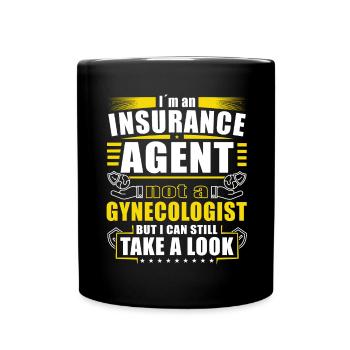 Funny Insurance Sales Representative - Full Colour Mug - black - Front