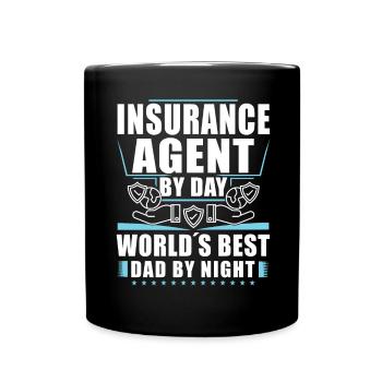 Funny Insurance Sales Representative - Full Colour Mug - black - Front
