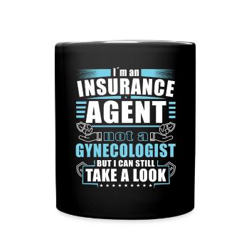Funny Insurance Sales Representative - Full Colour Mug - black - Front