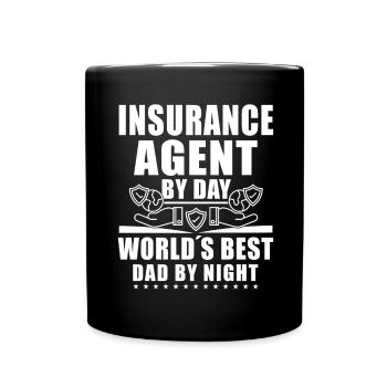 Funny Insurance Sales Representative - Full Colour Mug - black - Front