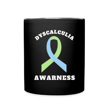 SPED Neurodiversity Dyscalculia - Full Colour Mug - black - Front