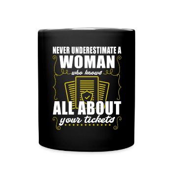 Des choses drôles pour les agents d’assurance - Mug uni - noir - Devant