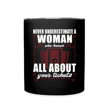Des choses drôles pour les agents d’assurance - Mug uni - noir - Devant
