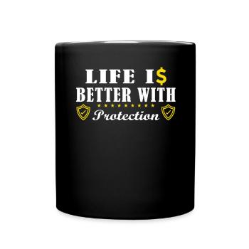 Du plaisir pour les agents d’assurance - Mug uni - noir - Devant