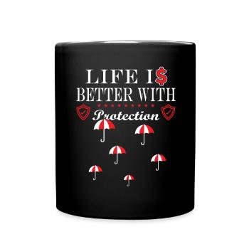 Du plaisir pour les agents d’assurance - Mug uni - noir - Devant