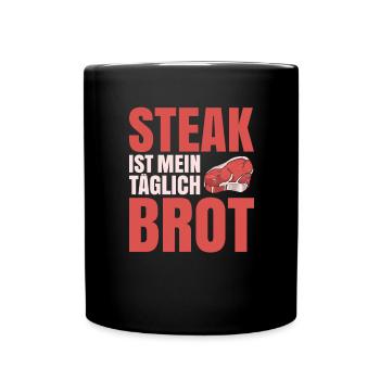 Carnivore Diät Carnivore Ernährung Carnivore Diet - Tasse einfarbig - Schwarz - Vorne