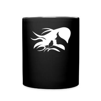 Budgerigar Bird Sparrow - Full Colour Mug - black - Front