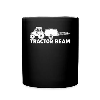 Agriculteur Tracteur Faisceau Farmer - Mug uni - noir - Devant