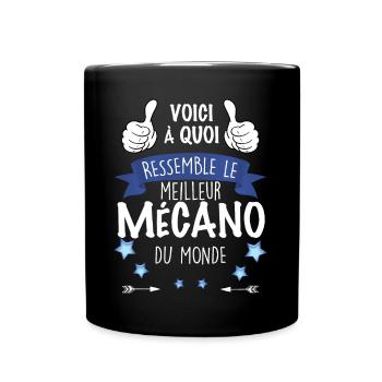 Meilleur mécano du monde - Mug uni - noir - Devant