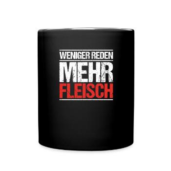 Carnivore Diät Carnivore Ernährung Carnivore Diet - Tasse einfarbig - Schwarz - Vorne