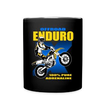 Enduro Tout-terrain - Mug uni - noir - Devant