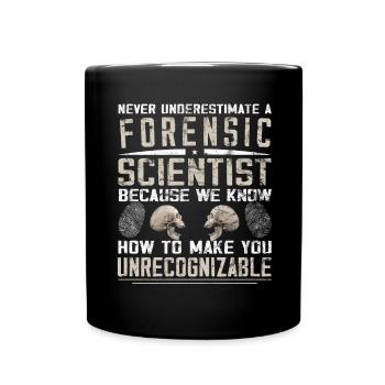 Criminologist - Forensic Science - Full Colour Mug - black - Front