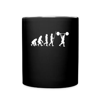 Weight Lifting Power Snatch - Full Colour Mug - black - Front