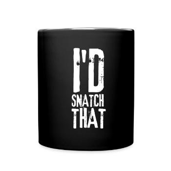 Weight Lifting Power Snatch - Full Colour Mug - black - Front