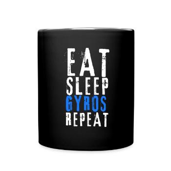 Got Gyros - Tasse einfarbig - Schwarz - Vorne