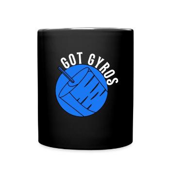 Got Gyros - Tasse einfarbig - Schwarz - Vorne