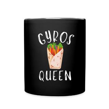 Got Gyros - Tasse einfarbig - Schwarz - Vorne