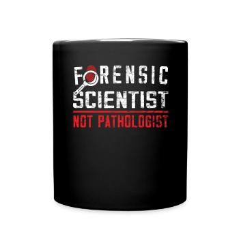 Criminologist - Forensic Science - Full Colour Mug - black - Front