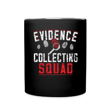Forensiker Forensischer Wissenschaftler - Tasse einfarbig - Schwarz - Vorne