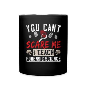 Forensiker Forensischer Wissenschaftler - Tasse einfarbig - Schwarz - Vorne