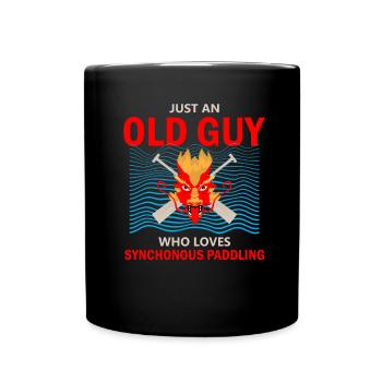 Chinese Boat Race for Dragon Boat Trainers - Full Colour Mug - black - Front