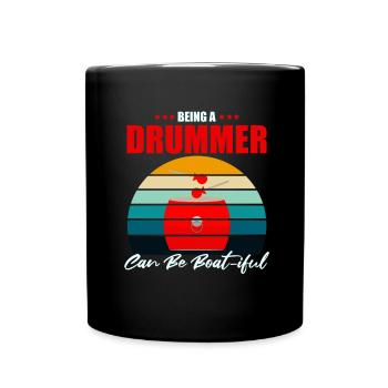 Dragon Boat Trainer for Chinese Boat Racing - Full Colour Mug - black - Front
