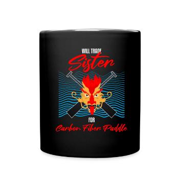 Dragon Boat Race Festival for Dragon Boat - Full Colour Mug - black - Front