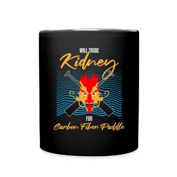 Dragon Boat Trainer for Chinese Boat Racing - Full Colour Mug - black - Front