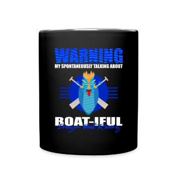 Chinese Boat Race for Dragon Boat Trainers - Full Colour Mug - black - Front